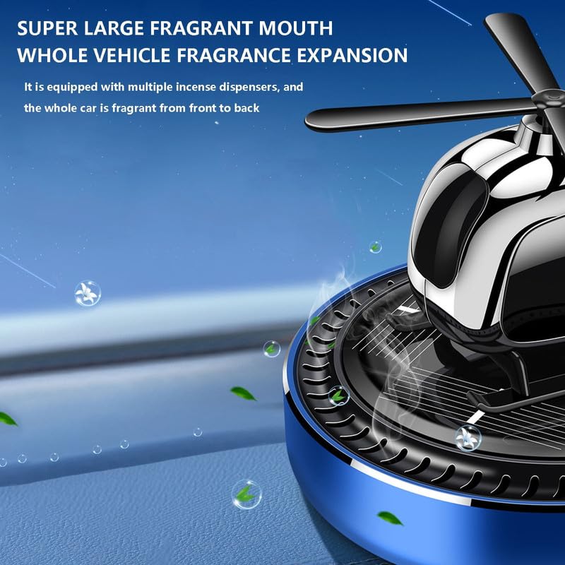Solar Helicopter Car Air Freshener