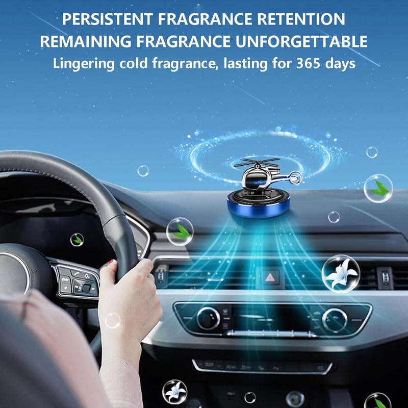 Solar Helicopter Car Air Freshener